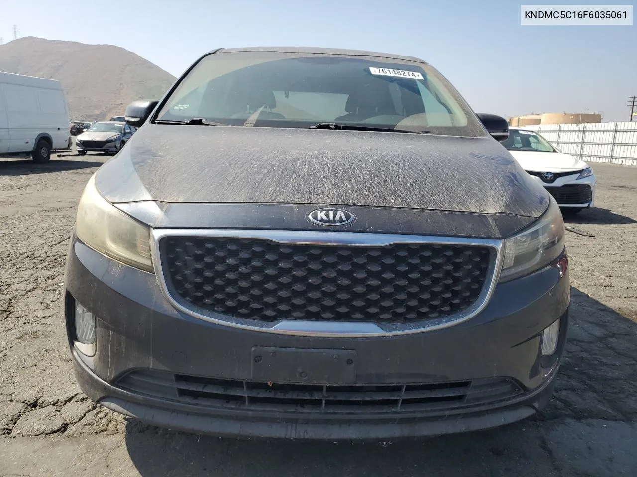 2015 Kia Sedona Ex VIN: KNDMC5C16F6035061 Lot: 76148274