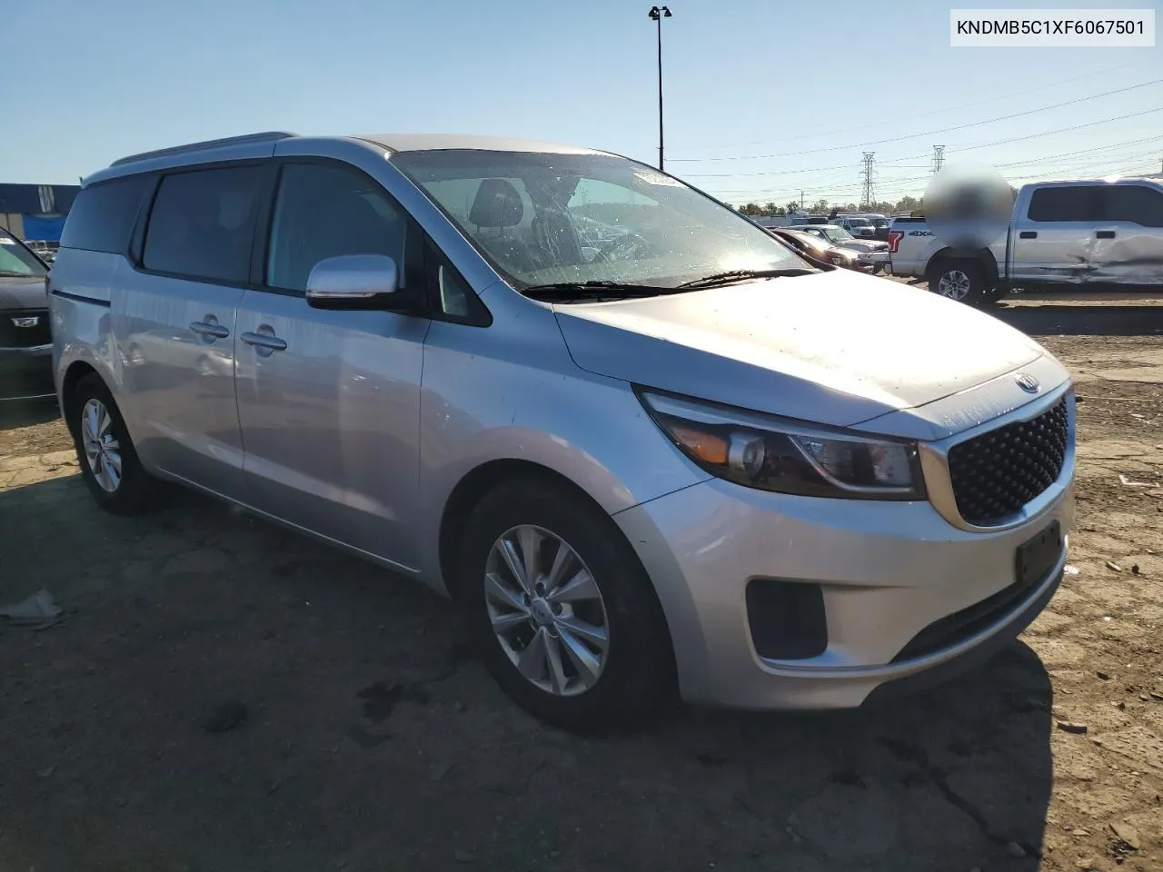 2015 Kia Sedona Lx VIN: KNDMB5C1XF6067501 Lot: 76252264