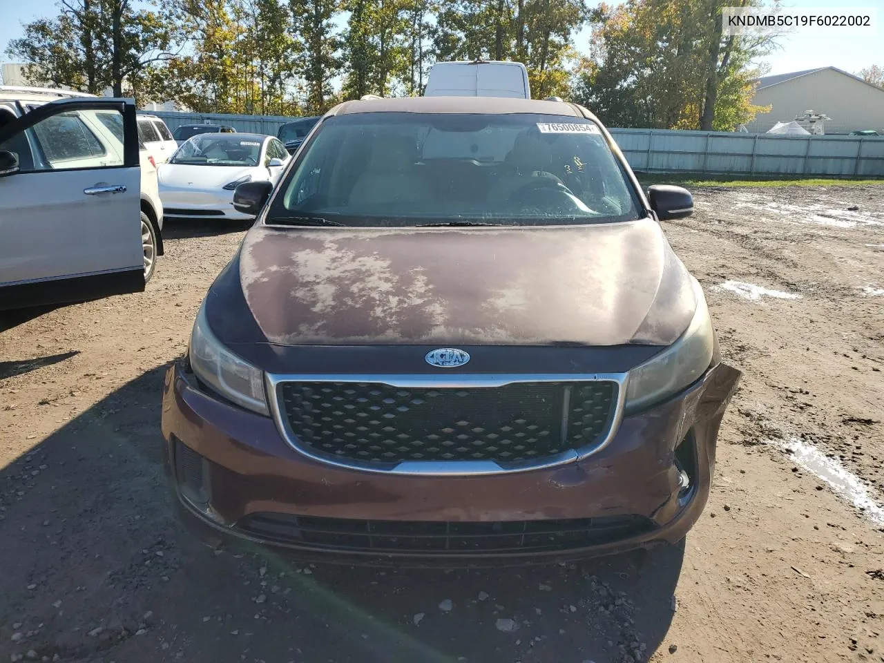 2015 Kia Sedona Lx VIN: KNDMB5C19F6022002 Lot: 76500854