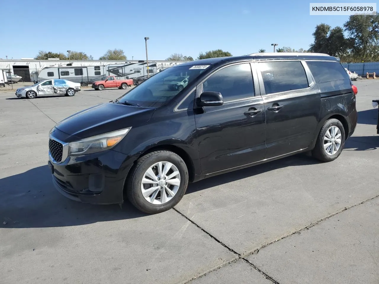 2015 Kia Sedona Lx VIN: KNDMB5C15F6058978 Lot: 76586274