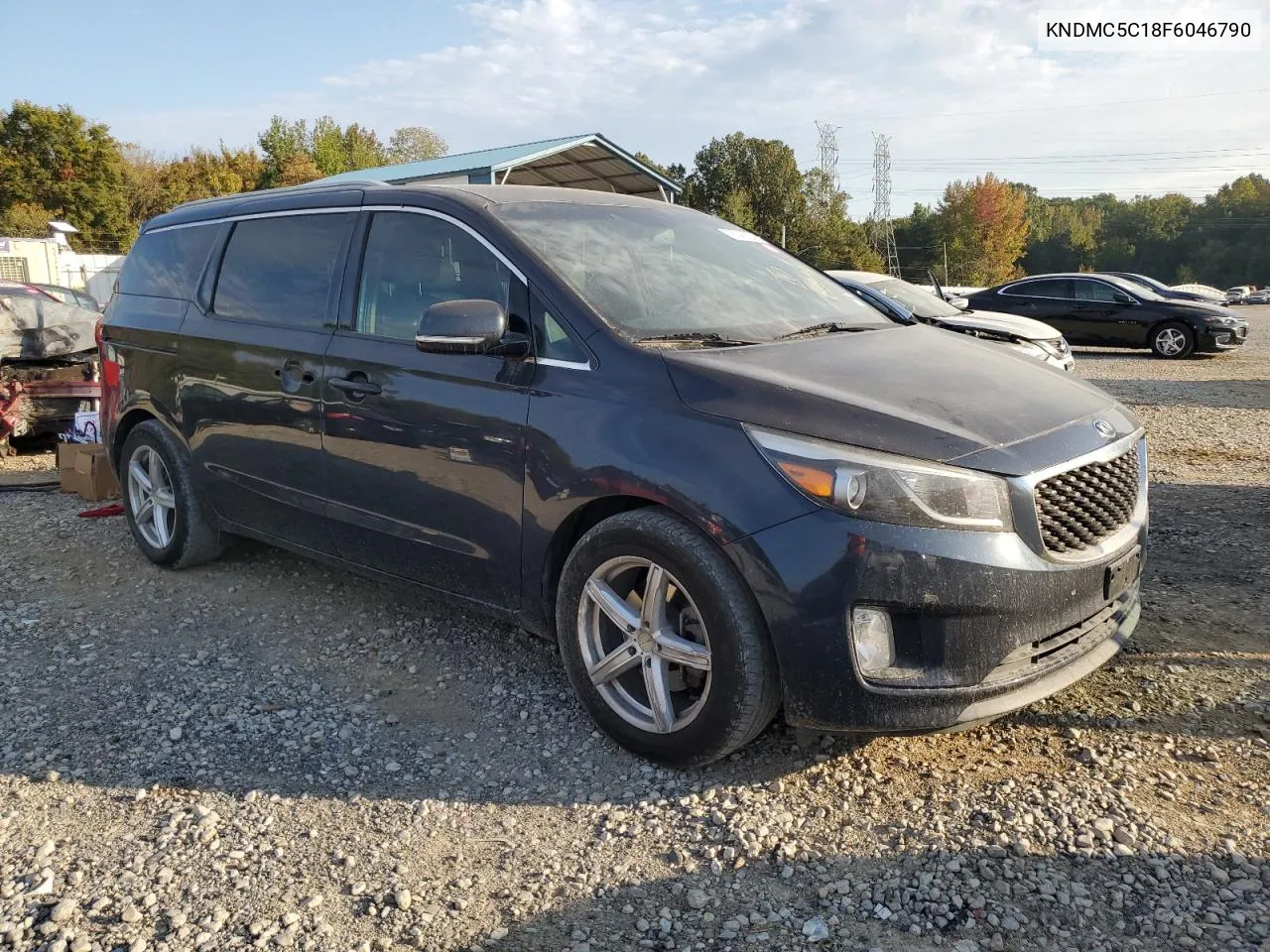 2015 Kia Sedona Ex VIN: KNDMC5C18F6046790 Lot: 76746754