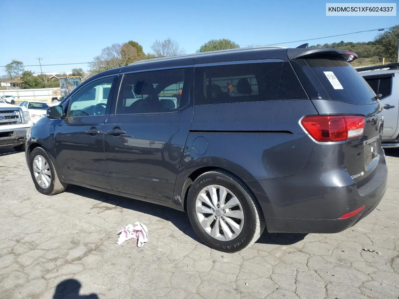 2015 Kia Sedona Ex VIN: KNDMC5C1XF6024337 Lot: 76846014