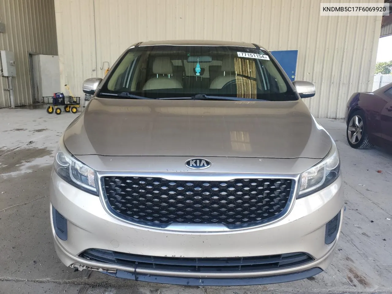 2015 Kia Sedona Lx VIN: KNDMB5C17F6069920 Lot: 77151154