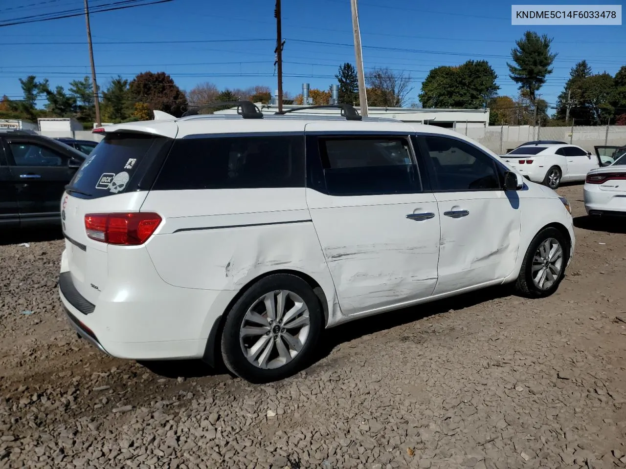 2015 Kia Sedona Sxl VIN: KNDME5C14F6033478 Lot: 77669314