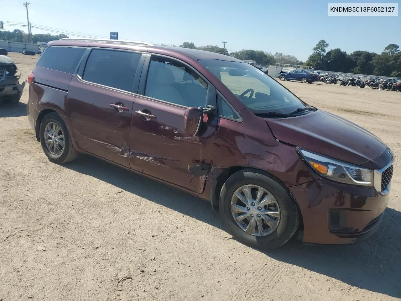 2015 Kia Sedona Lx VIN: KNDMB5C13F6052127 Lot: 77854424