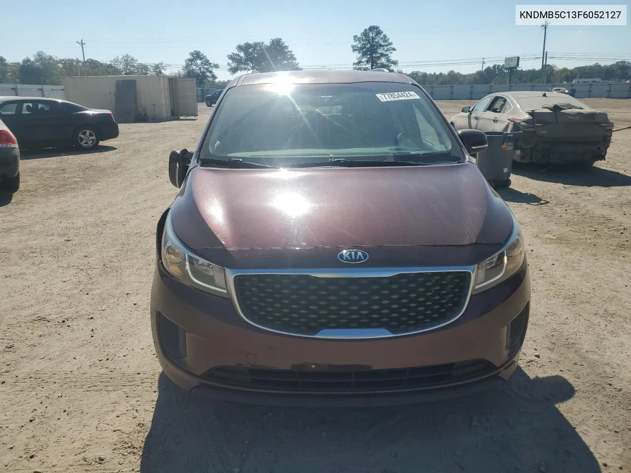 2015 Kia Sedona Lx VIN: KNDMB5C13F6052127 Lot: 77854424