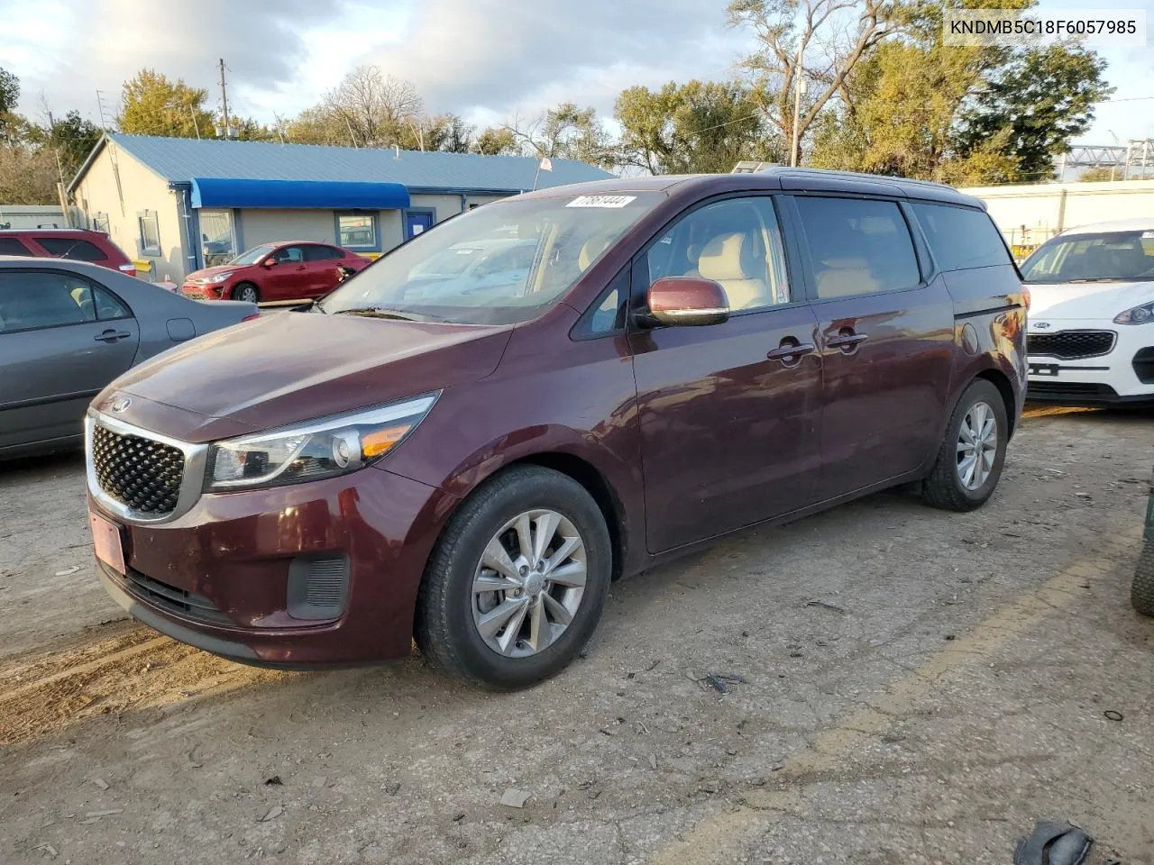 2015 Kia Sedona Lx VIN: KNDMB5C18F6057985 Lot: 77861444