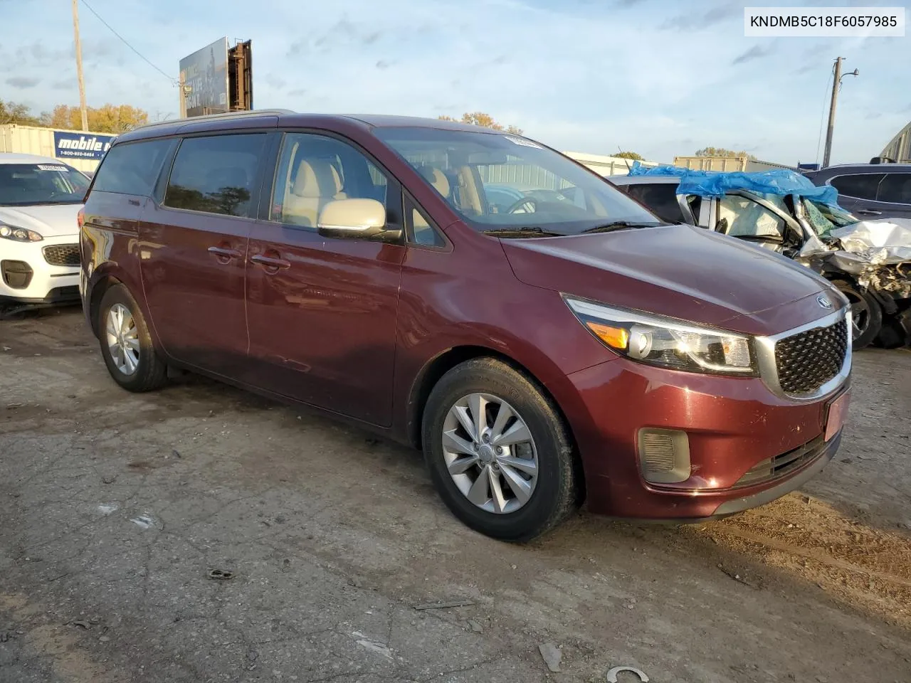 2015 Kia Sedona Lx VIN: KNDMB5C18F6057985 Lot: 77861444