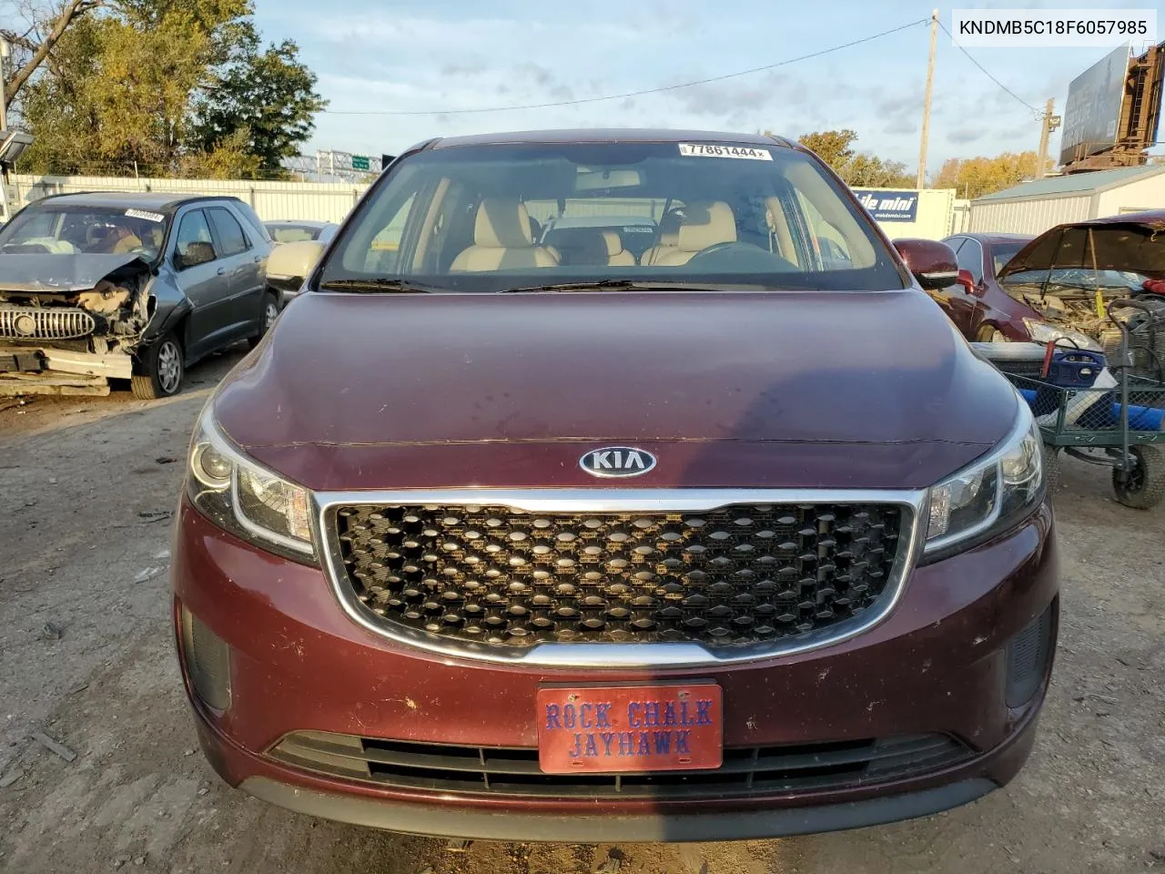 2015 Kia Sedona Lx VIN: KNDMB5C18F6057985 Lot: 77861444