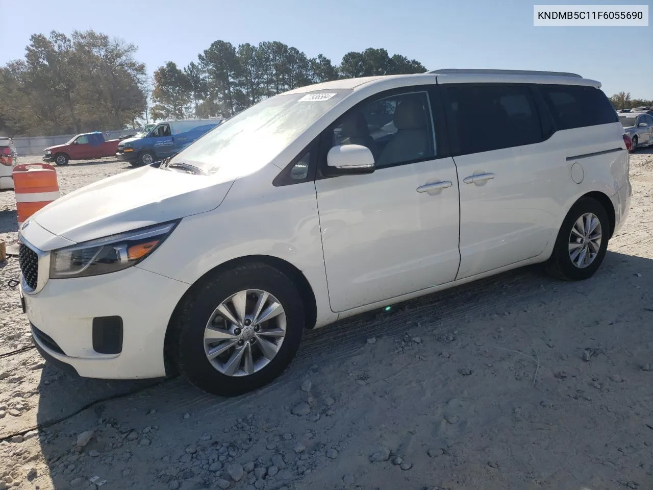 2015 Kia Sedona Lx VIN: KNDMB5C11F6055690 Lot: 77936584