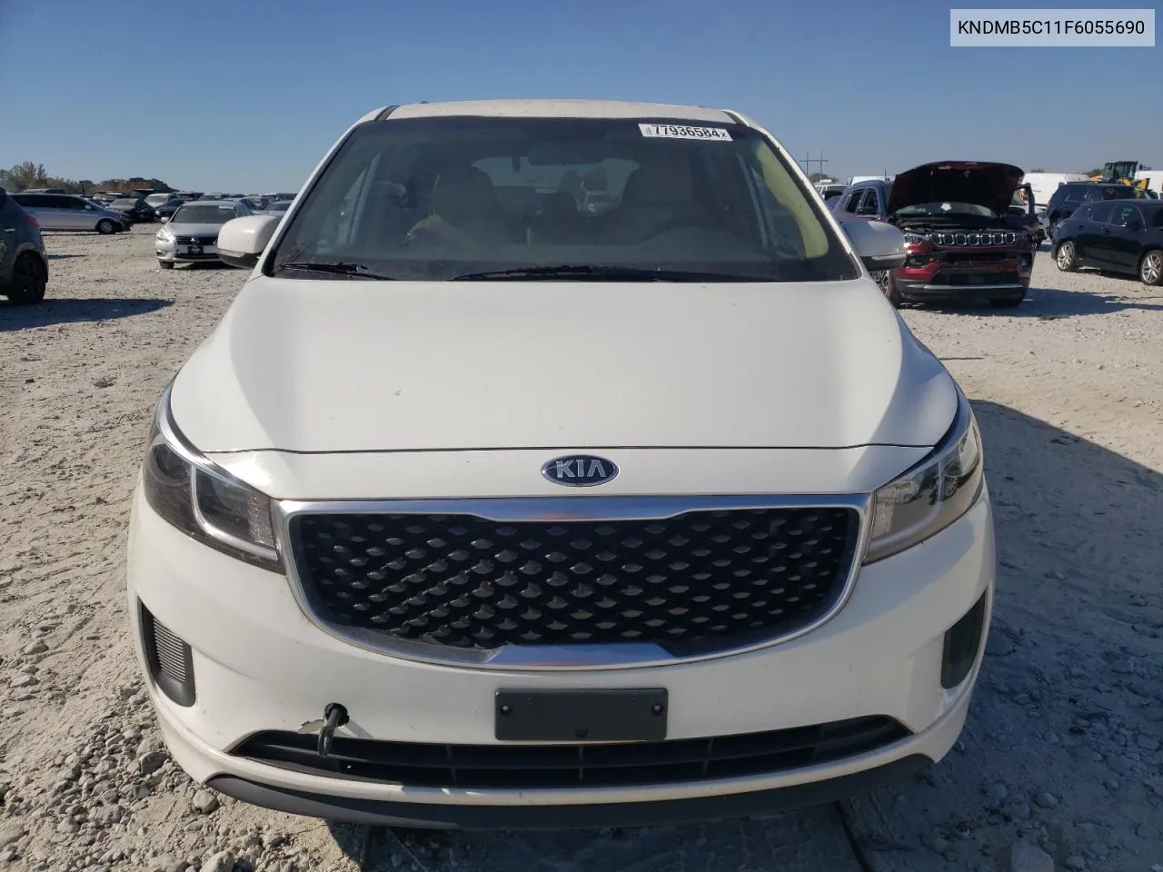 2015 Kia Sedona Lx VIN: KNDMB5C11F6055690 Lot: 77936584