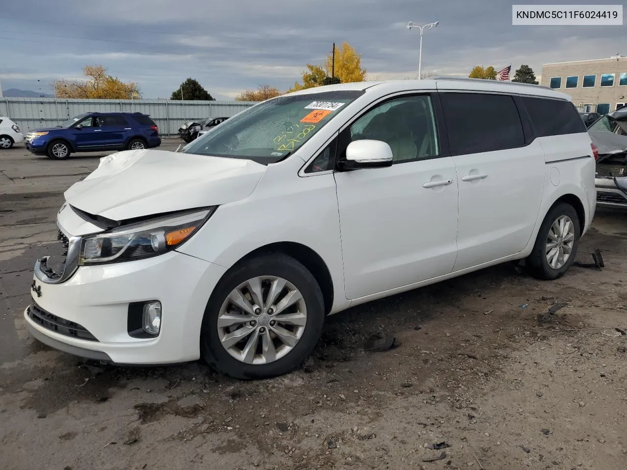 2015 Kia Sedona Ex VIN: KNDMC5C11F6024419 Lot: 78301754