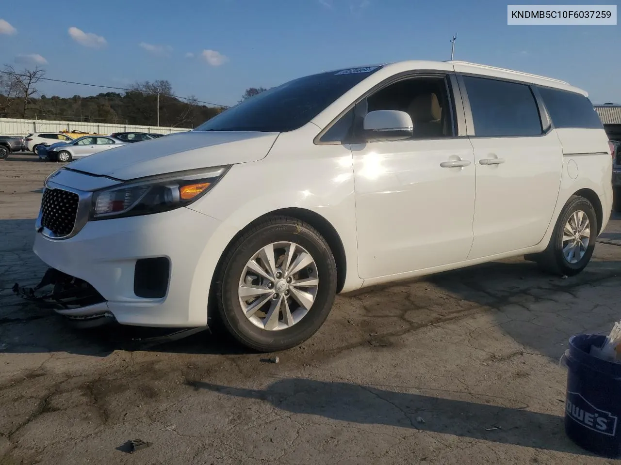 2015 Kia Sedona Lx VIN: KNDMB5C10F6037259 Lot: 78525964