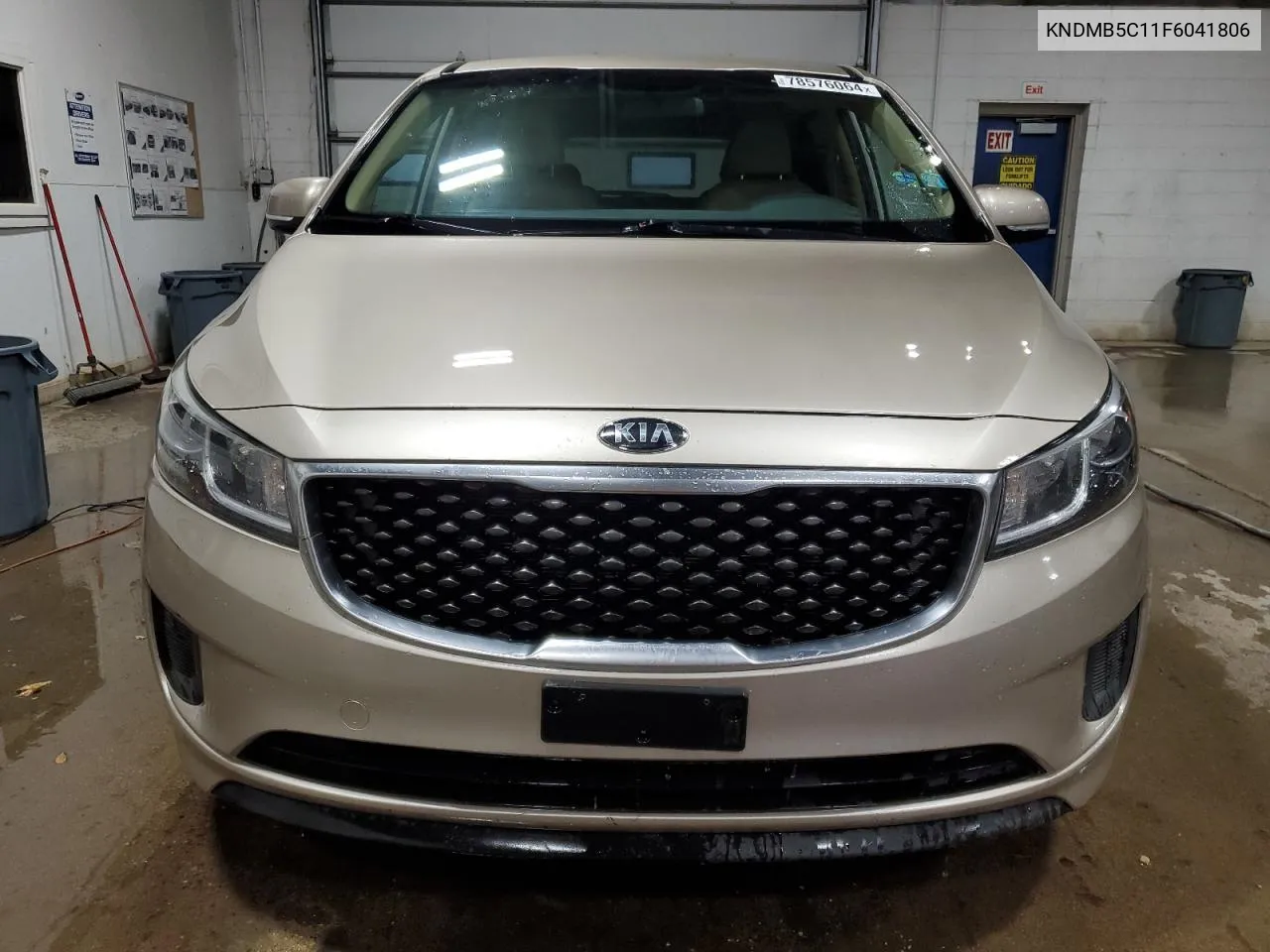 2015 Kia Sedona Lx VIN: KNDMB5C11F6041806 Lot: 78576064