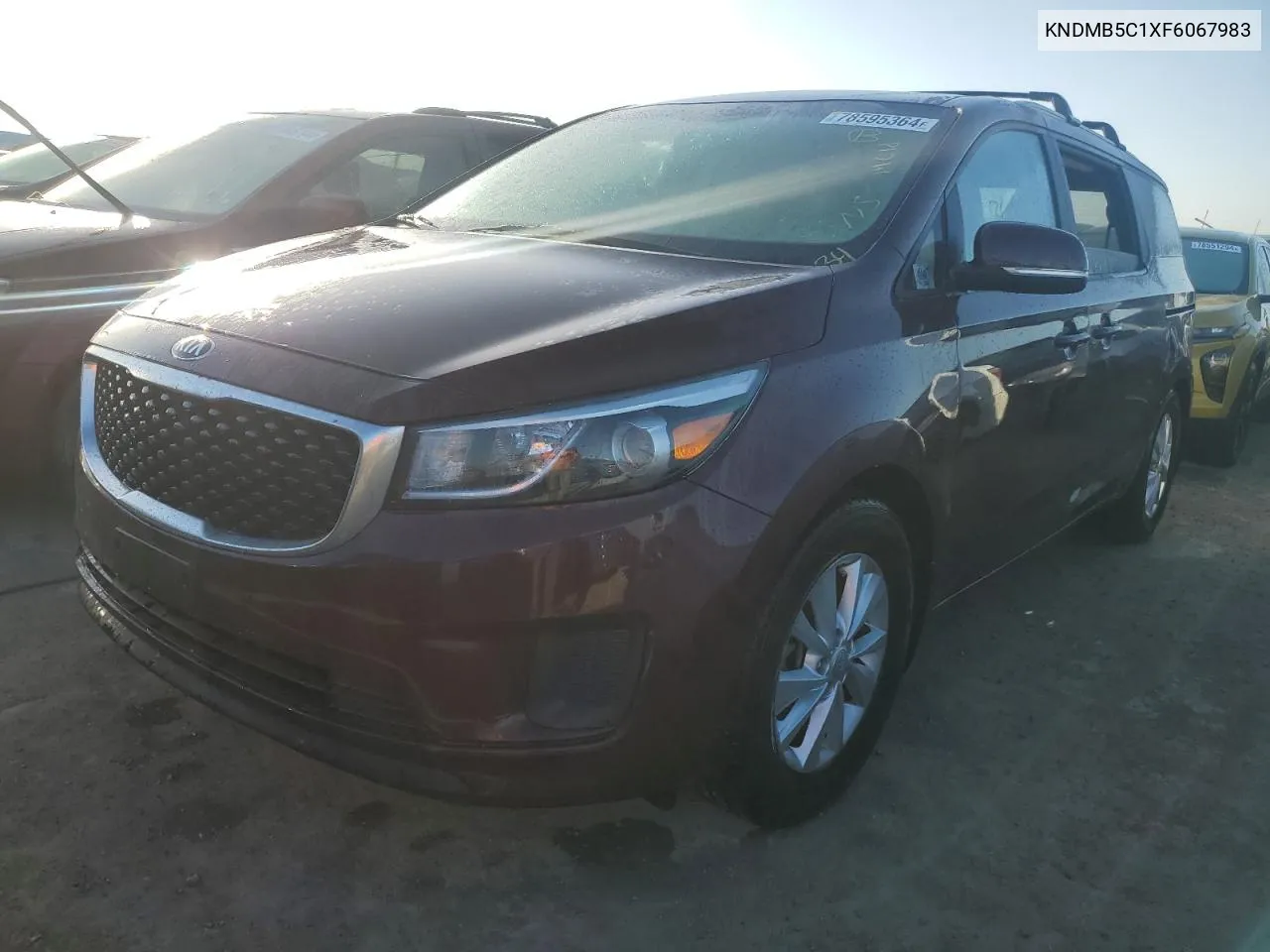 2015 Kia Sedona Lx VIN: KNDMB5C1XF6067983 Lot: 78595364