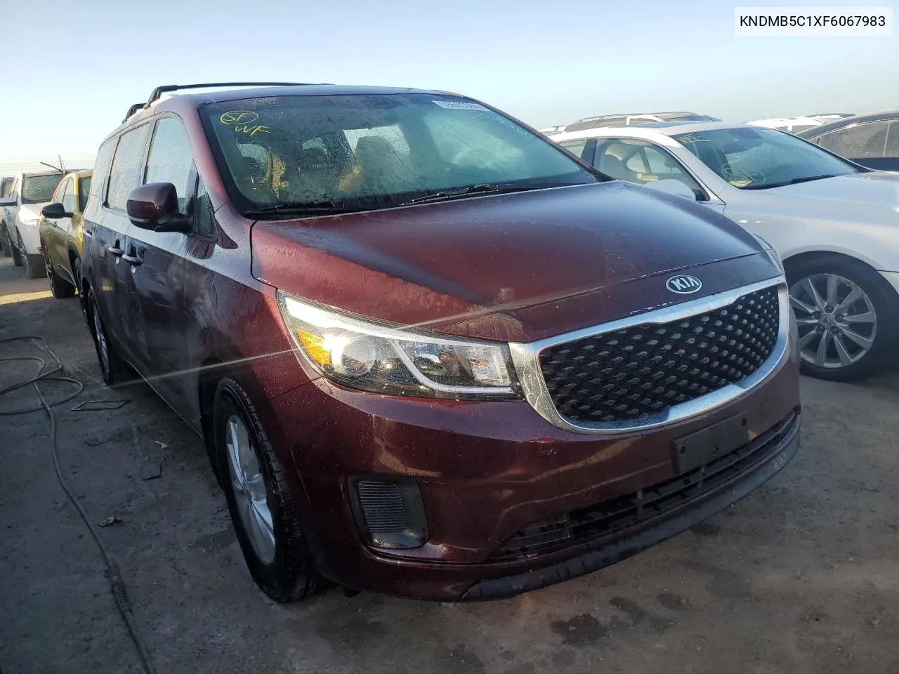 2015 Kia Sedona Lx VIN: KNDMB5C1XF6067983 Lot: 78595364