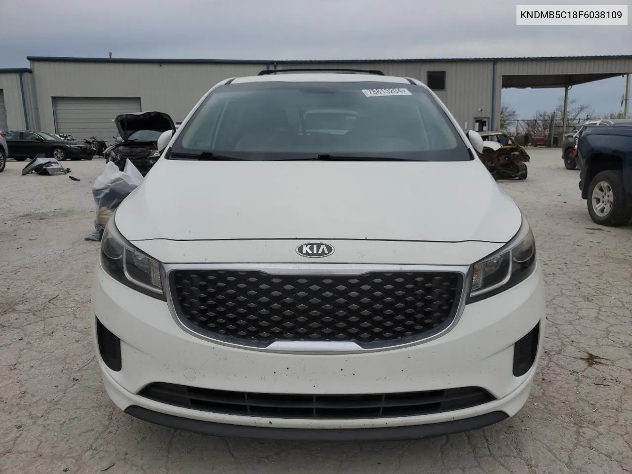 2015 Kia Sedona Lx VIN: KNDMB5C18F6038109 Lot: 78813204