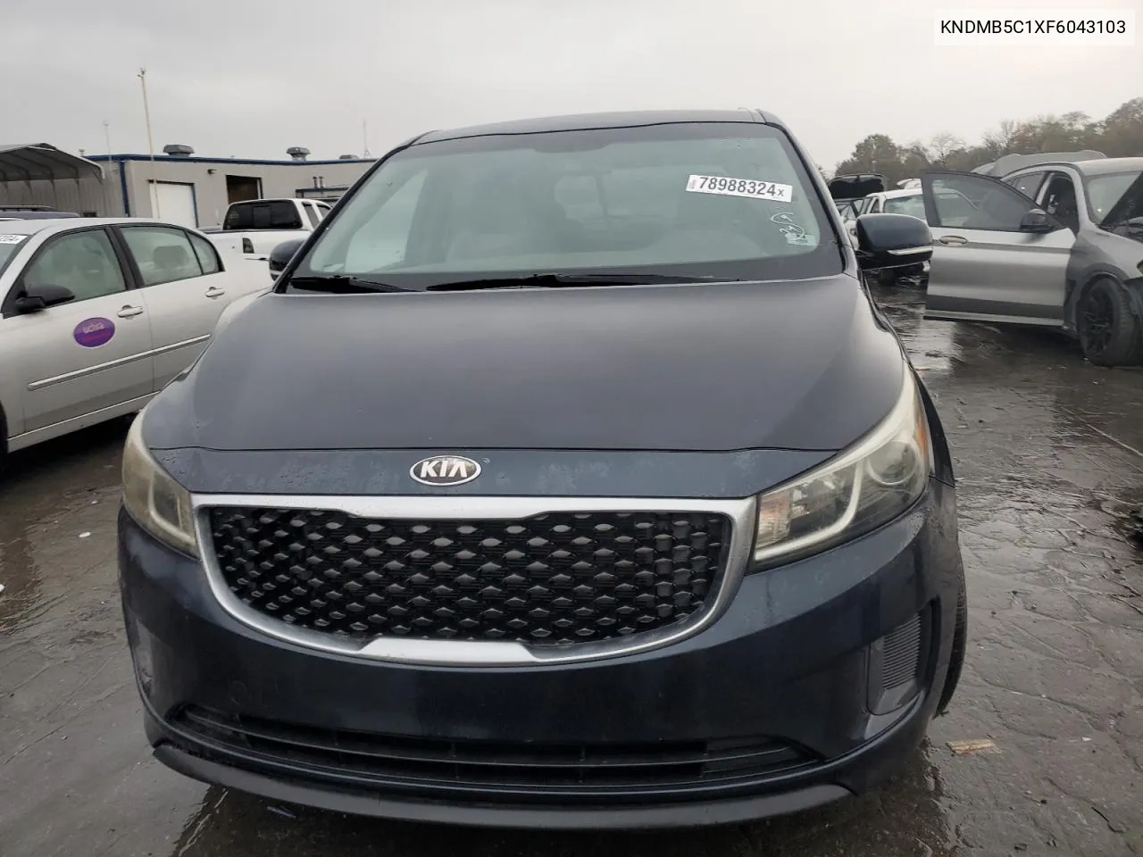 2015 Kia Sedona Lx VIN: KNDMB5C1XF6043103 Lot: 78988324