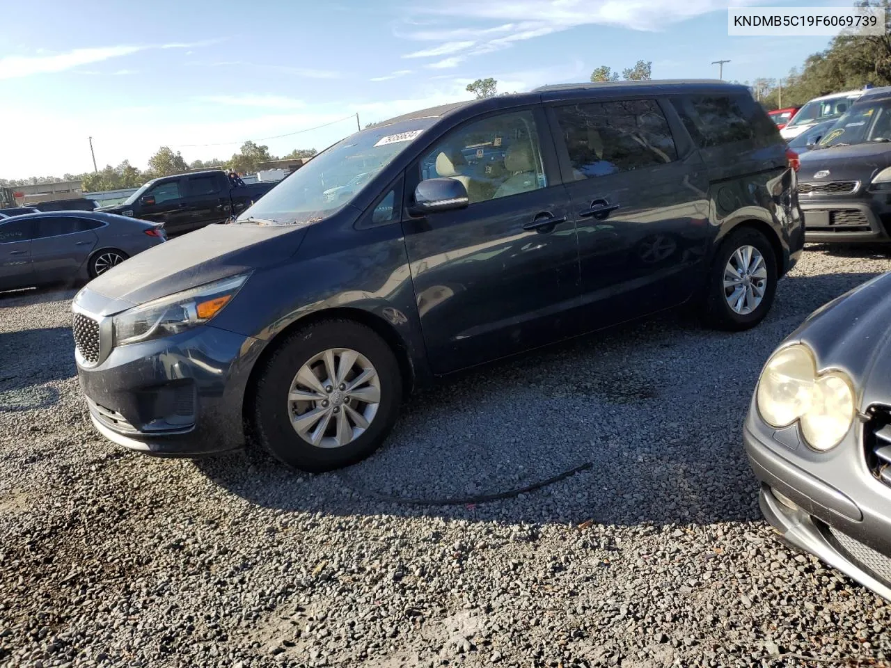 2015 Kia Sedona Lx VIN: KNDMB5C19F6069739 Lot: 79358634