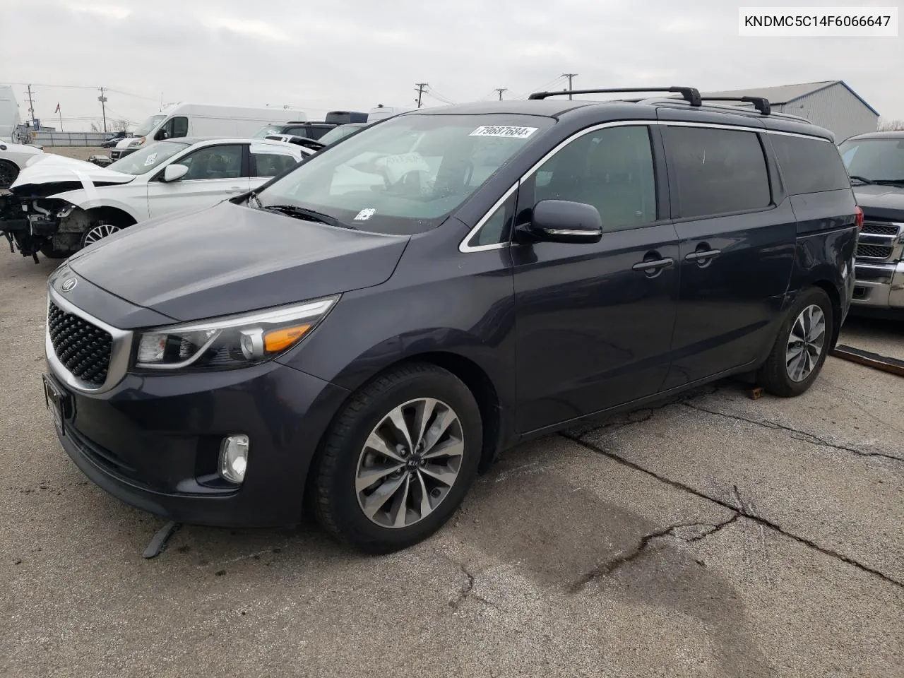 2015 Kia Sedona Ex VIN: KNDMC5C14F6066647 Lot: 79687684