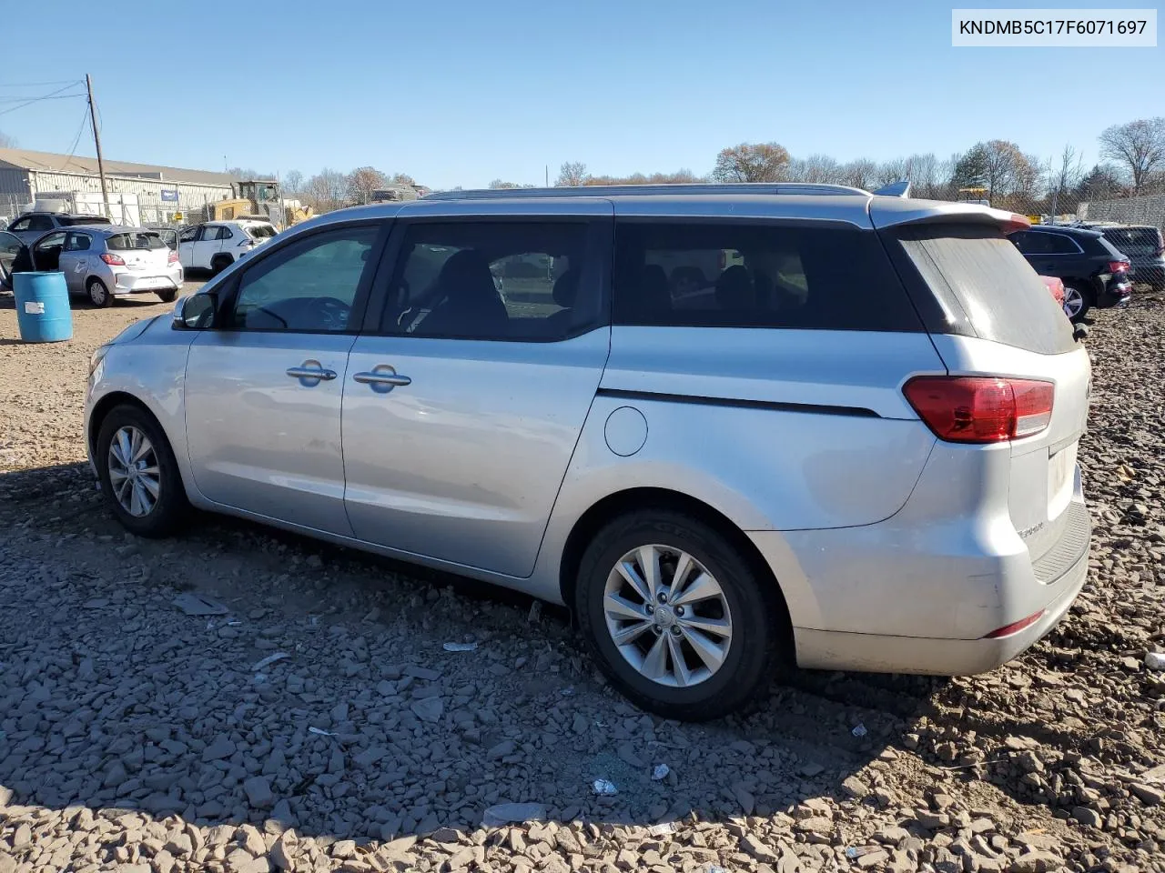 2015 Kia Sedona Lx VIN: KNDMB5C17F6071697 Lot: 79699414