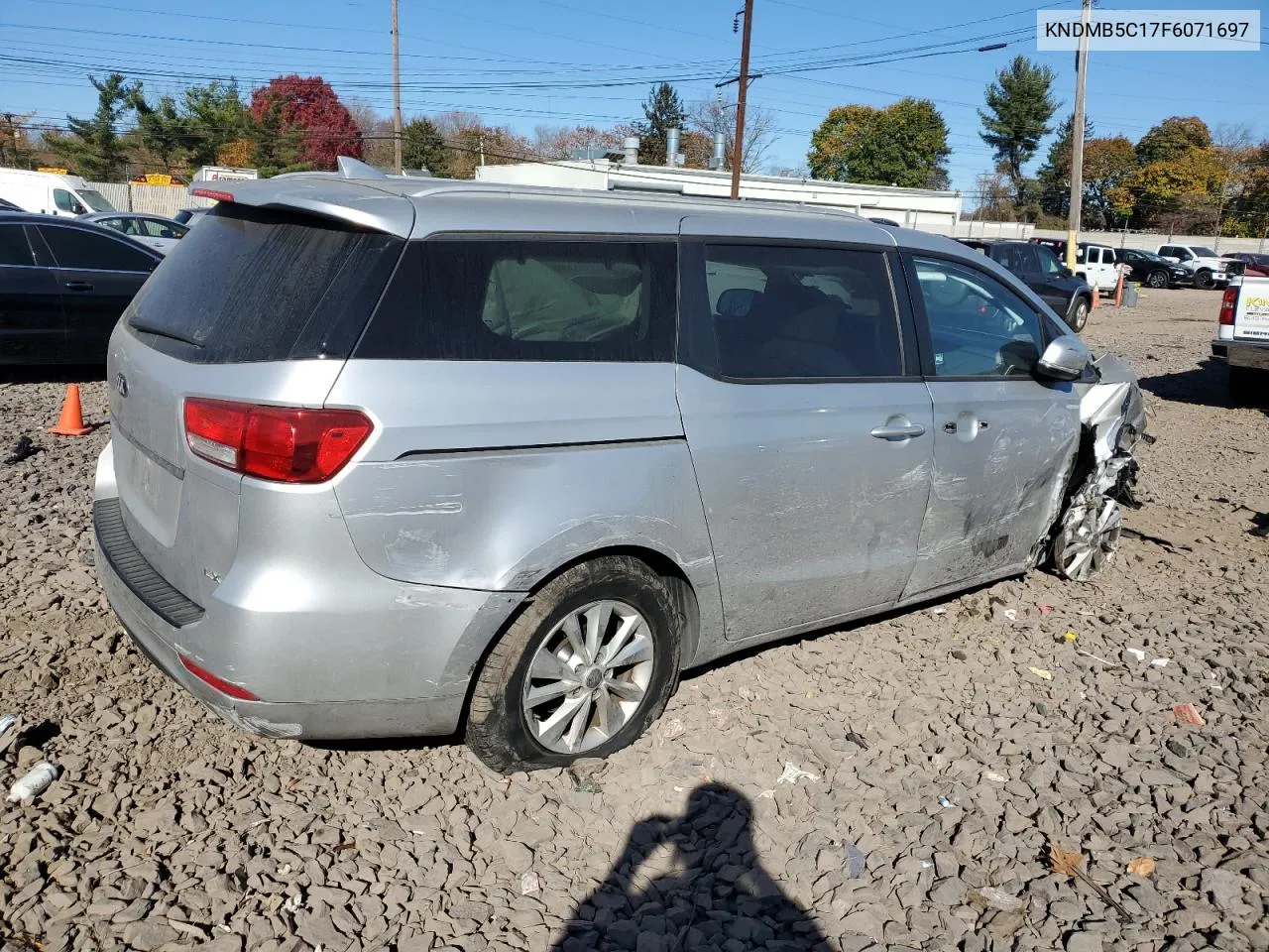 2015 Kia Sedona Lx VIN: KNDMB5C17F6071697 Lot: 79699414