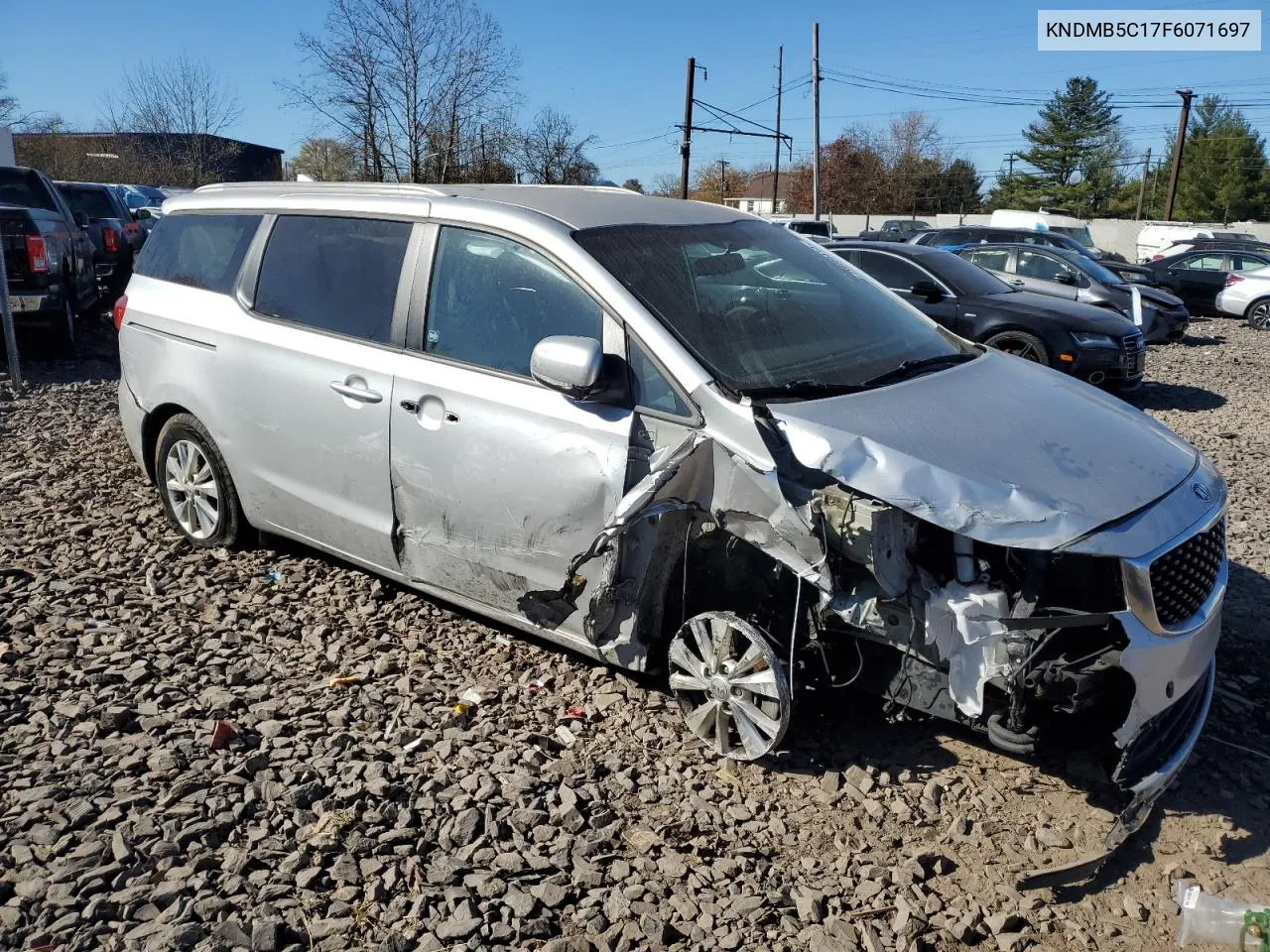 2015 Kia Sedona Lx VIN: KNDMB5C17F6071697 Lot: 79699414