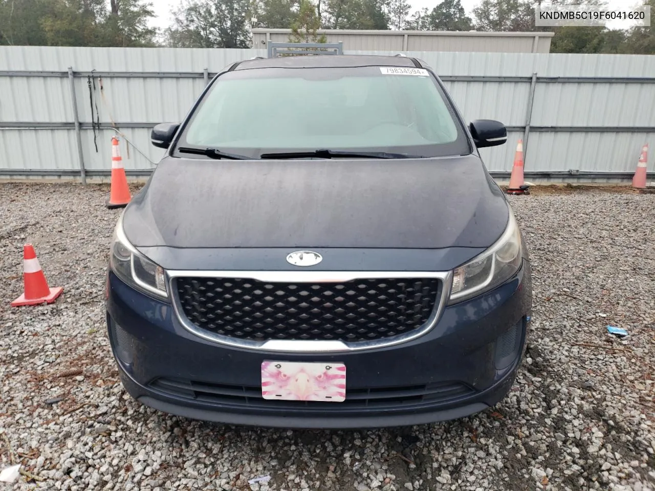 2015 Kia Sedona Lx VIN: KNDMB5C19F6041620 Lot: 79834594