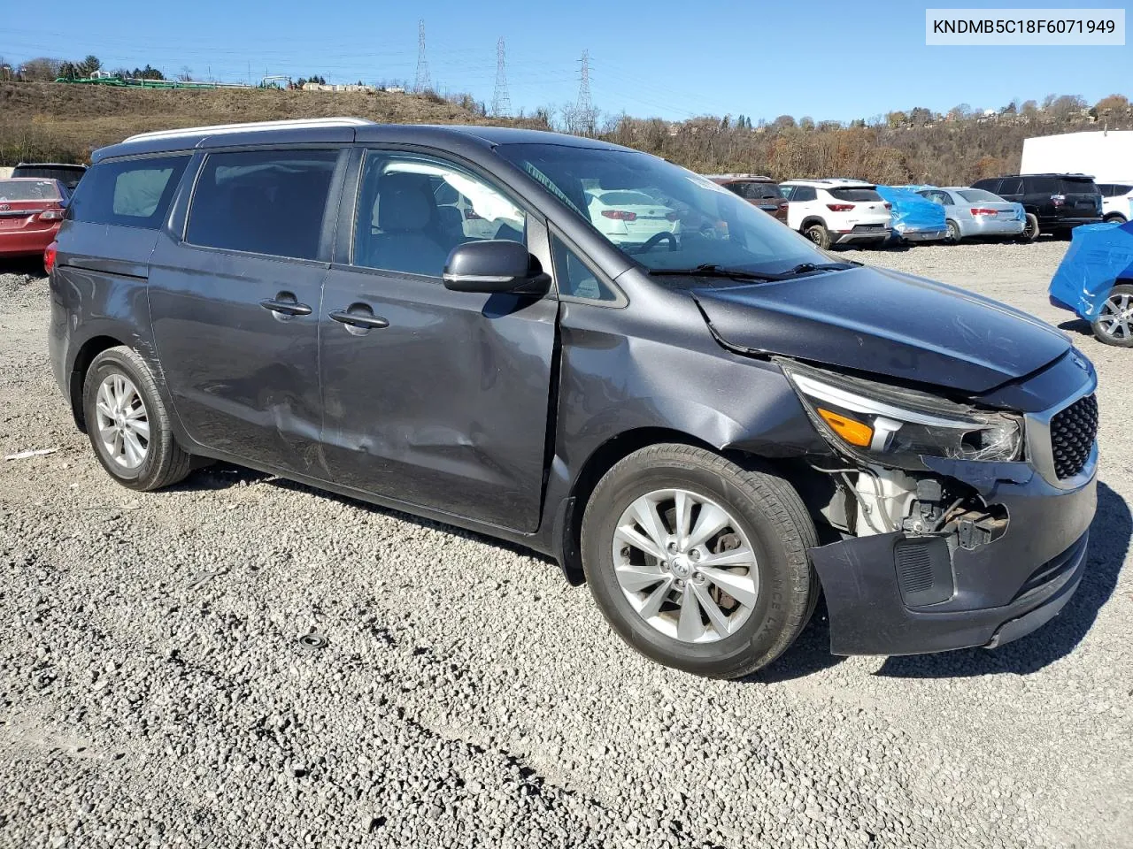 2015 Kia Sedona Lx VIN: KNDMB5C18F6071949 Lot: 79997734