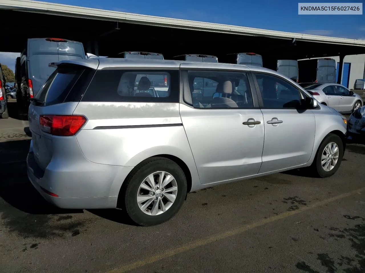 2015 Kia Sedona L VIN: KNDMA5C15F6027426 Lot: 80947784