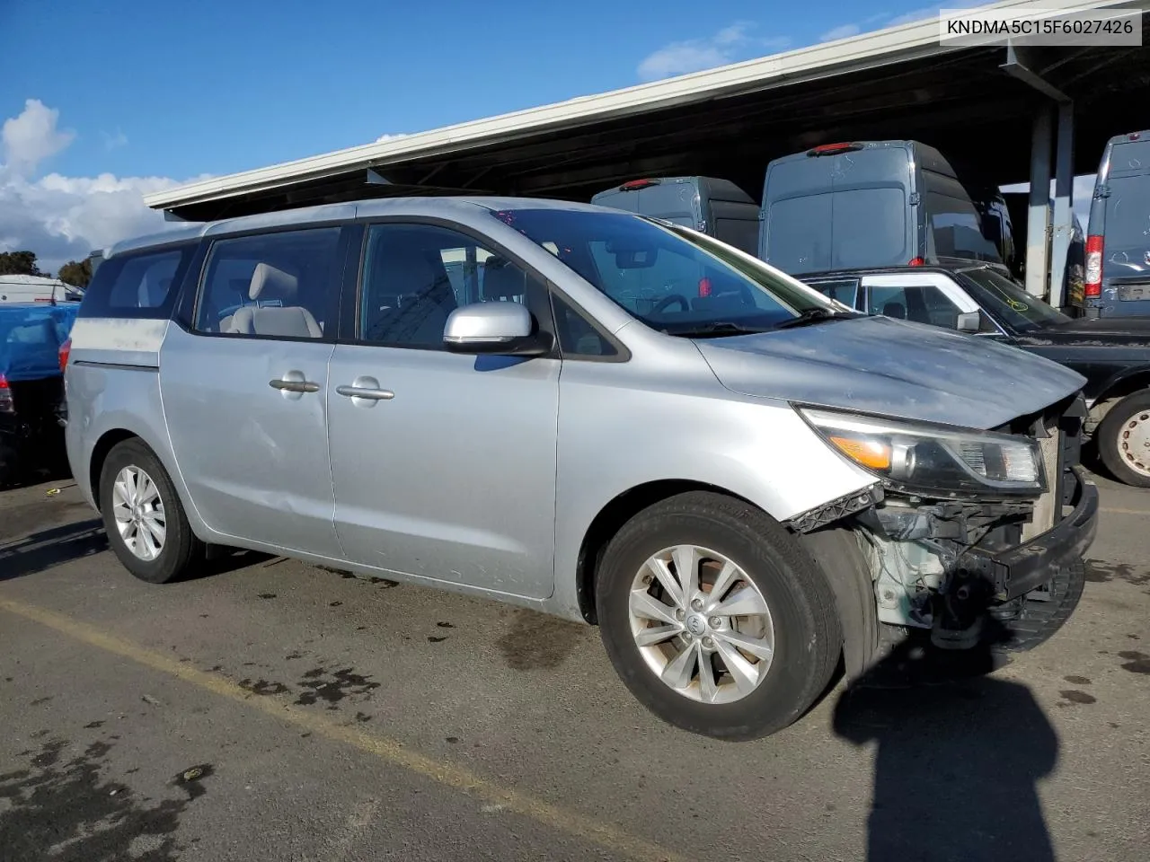 2015 Kia Sedona L VIN: KNDMA5C15F6027426 Lot: 80947784