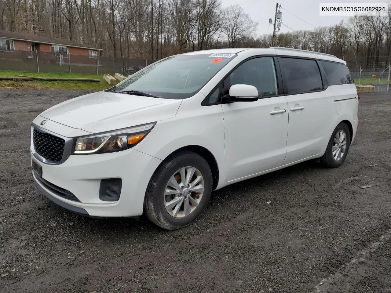 2016 Kia Sedona Lx VIN: KNDMB5C15G6082926 Lot: 46586364