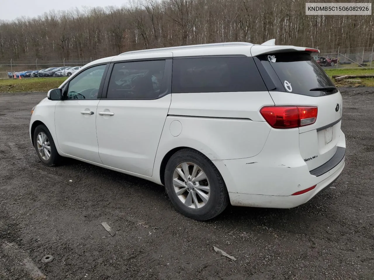 2016 Kia Sedona Lx VIN: KNDMB5C15G6082926 Lot: 46586364