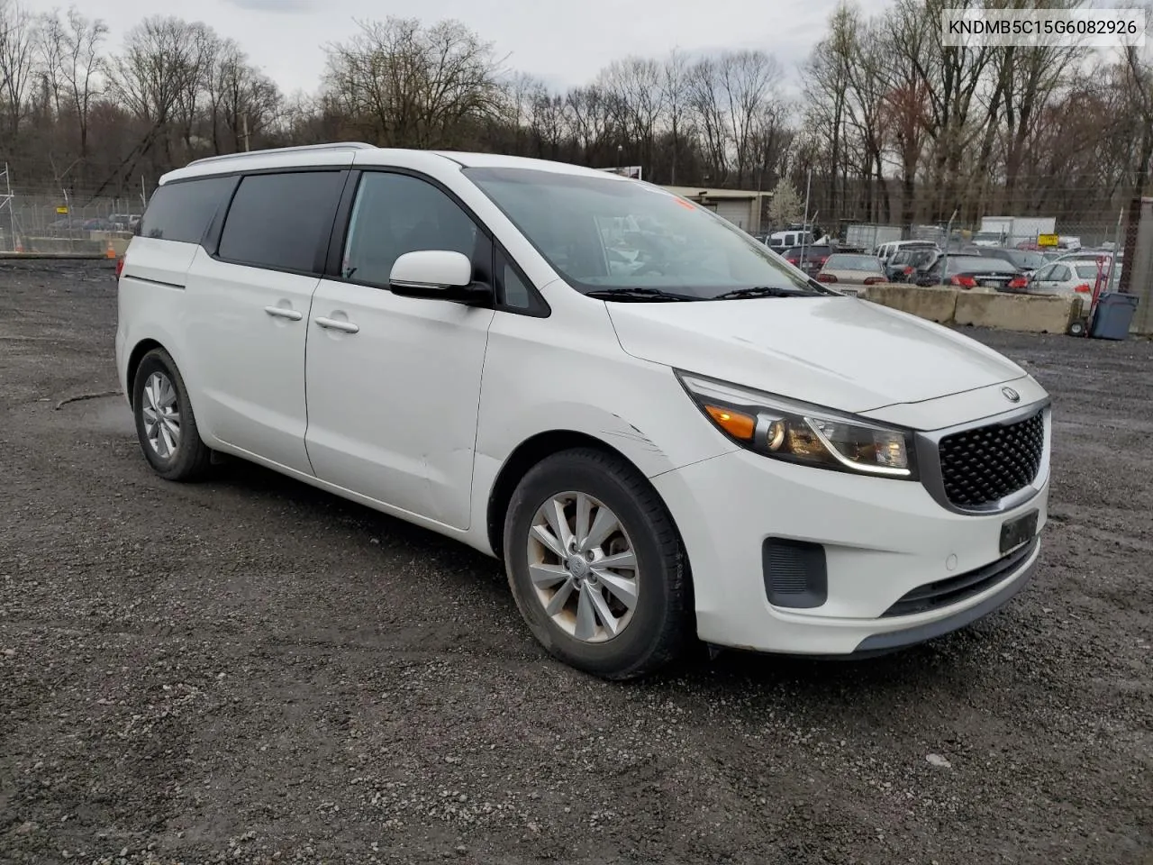 2016 Kia Sedona Lx VIN: KNDMB5C15G6082926 Lot: 46586364