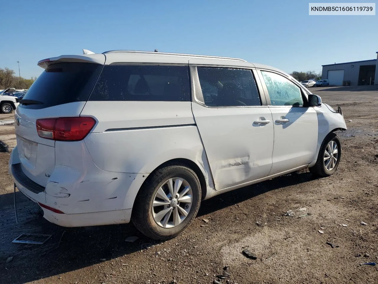 2016 Kia Sedona Lx VIN: KNDMB5C16G6119739 Lot: 54508094