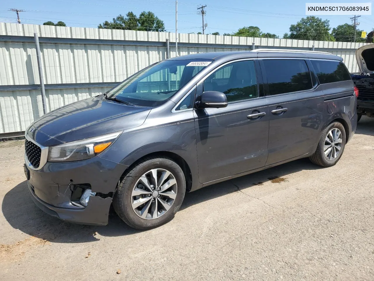 2016 Kia Sedona Ex VIN: KNDMC5C17G6083945 Lot: 56650864