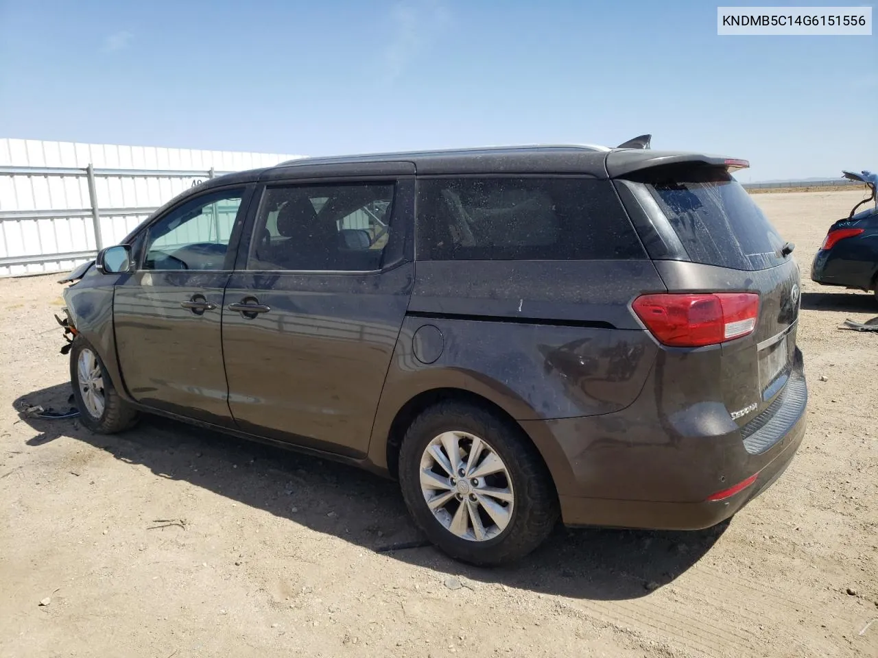 2016 Kia Sedona Lx VIN: KNDMB5C14G6151556 Lot: 59316314