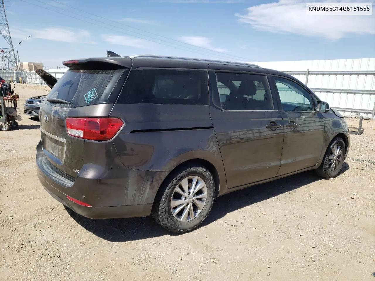 2016 Kia Sedona Lx VIN: KNDMB5C14G6151556 Lot: 59316314