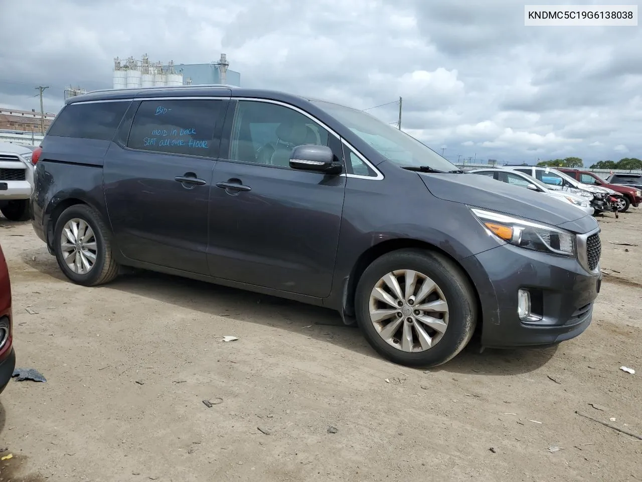 KNDMC5C19G6138038 2016 Kia Sedona Ex