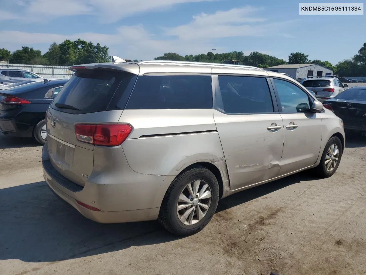 2016 Kia Sedona Lx VIN: KNDMB5C16G6111334 Lot: 62169284