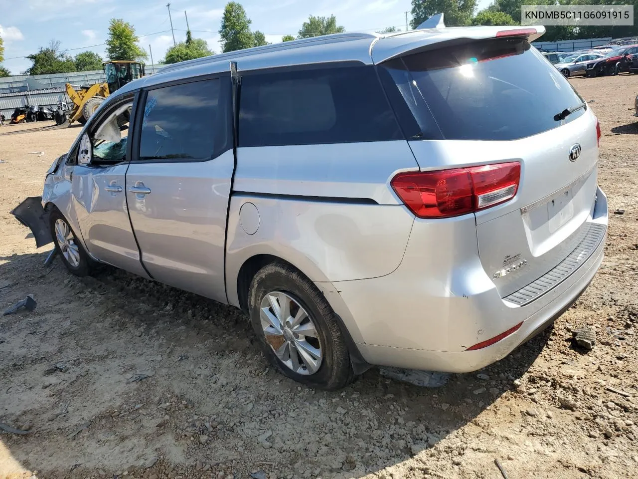 2016 Kia Sedona Lx VIN: KNDMB5C11G6091915 Lot: 62671834