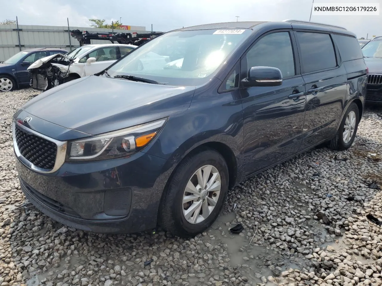 2016 Kia Sedona Lx VIN: KNDMB5C12G6179226 Lot: 64277034