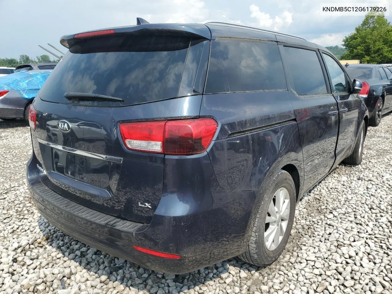 2016 Kia Sedona Lx VIN: KNDMB5C12G6179226 Lot: 64277034