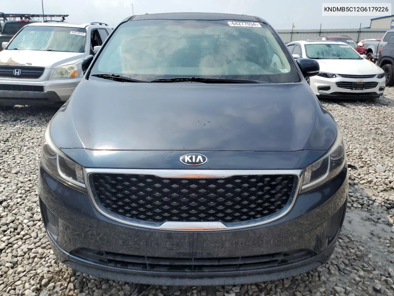 2016 Kia Sedona Lx VIN: KNDMB5C12G6179226 Lot: 64277034