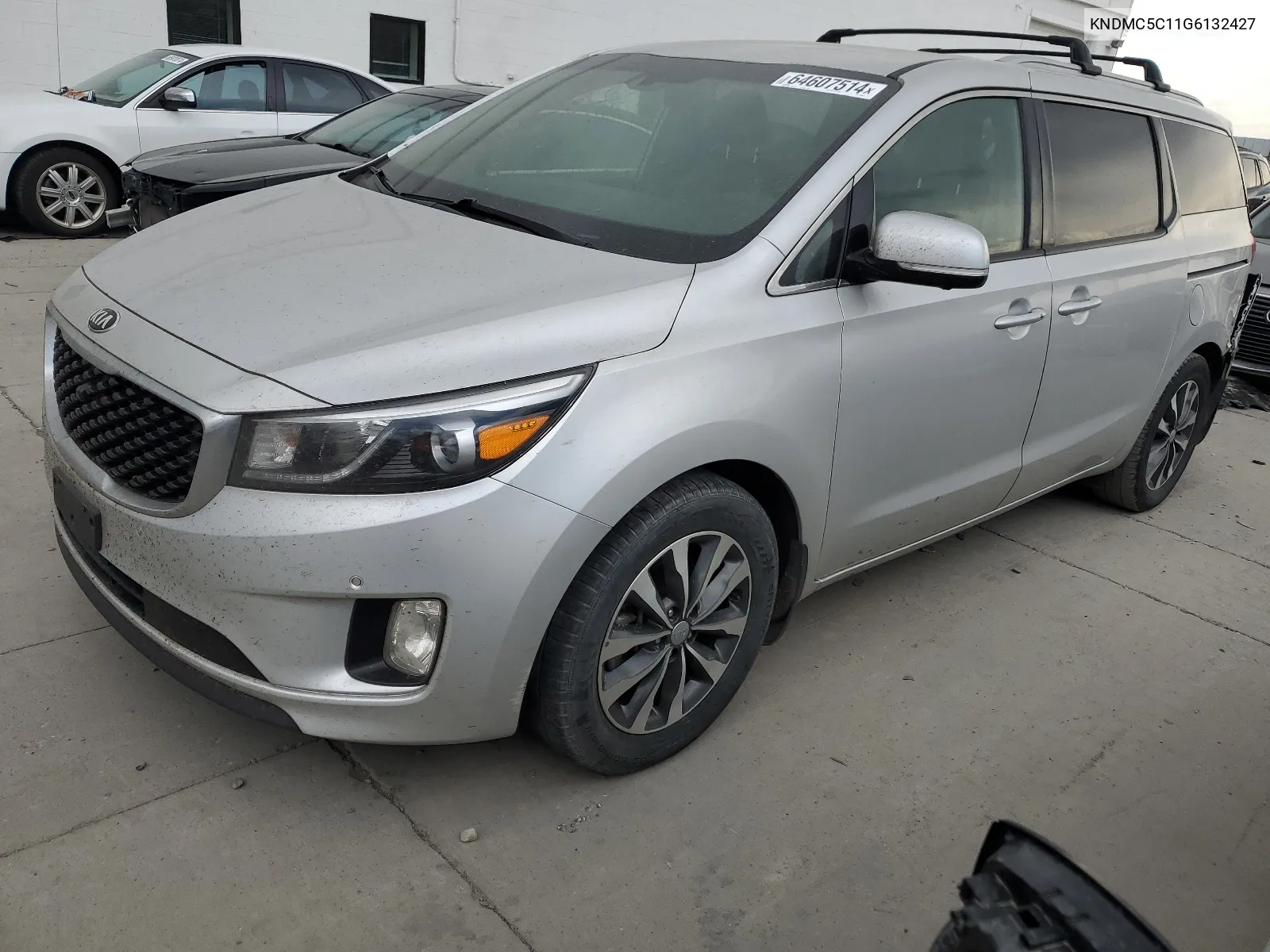 2016 Kia Sedona Ex VIN: KNDMC5C11G6132427 Lot: 64607514