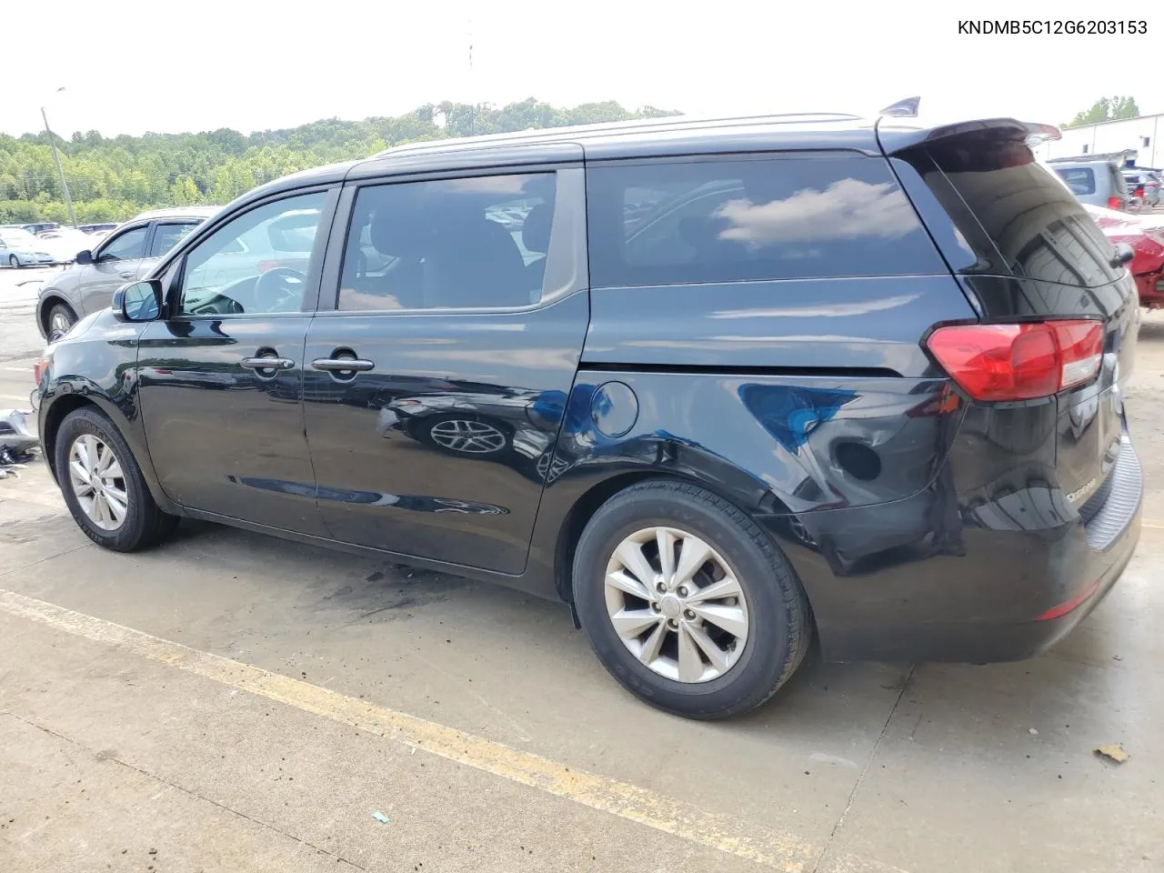 2016 Kia Sedona Lx VIN: KNDMB5C12G6203153 Lot: 65940214