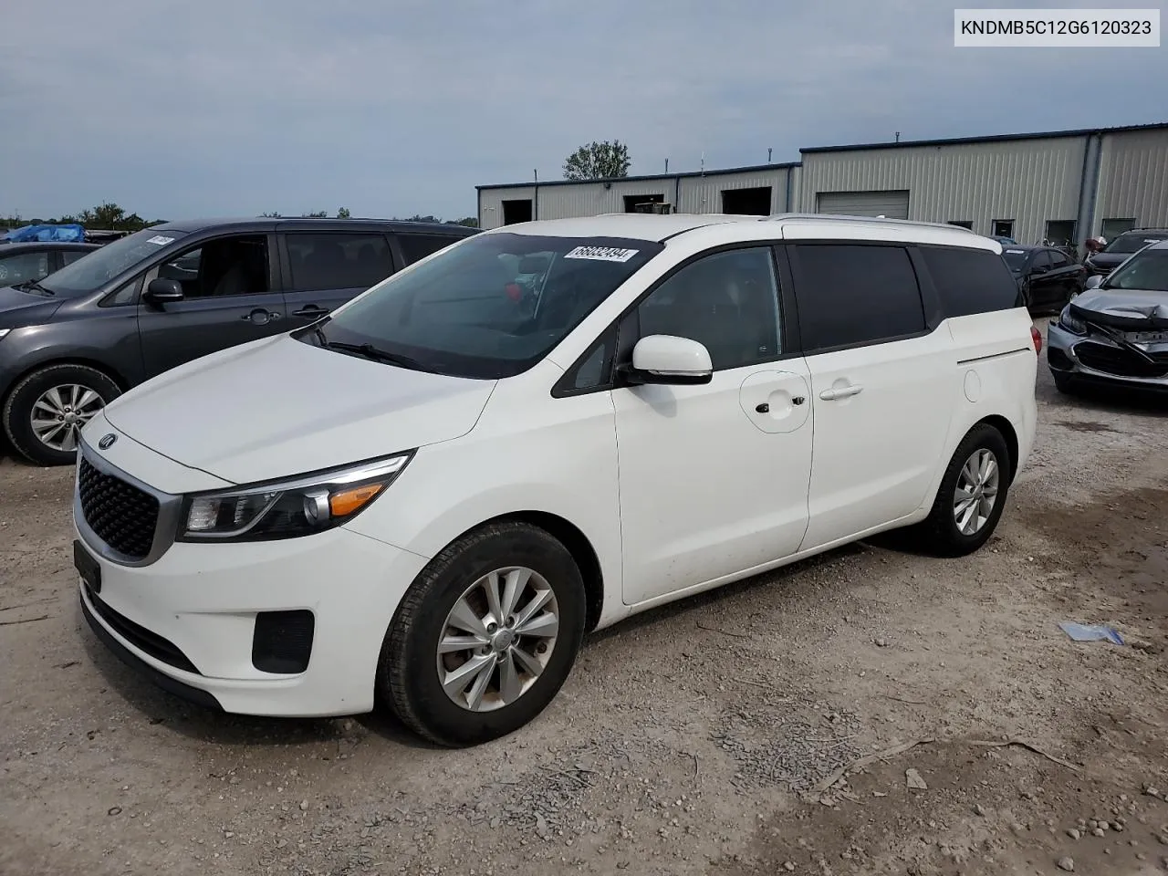 2016 Kia Sedona Lx VIN: KNDMB5C12G6120323 Lot: 66032494