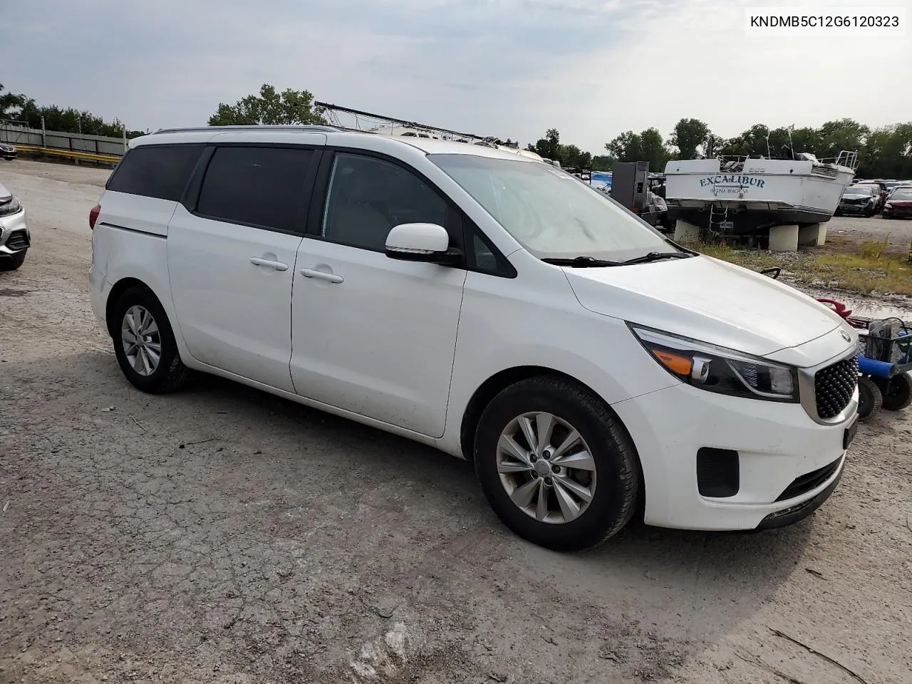 2016 Kia Sedona Lx VIN: KNDMB5C12G6120323 Lot: 66032494