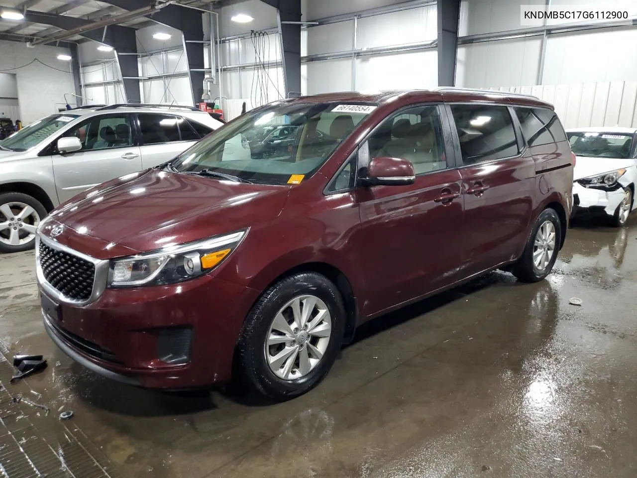 2016 Kia Sedona Lx VIN: KNDMB5C17G6112900 Lot: 66140554