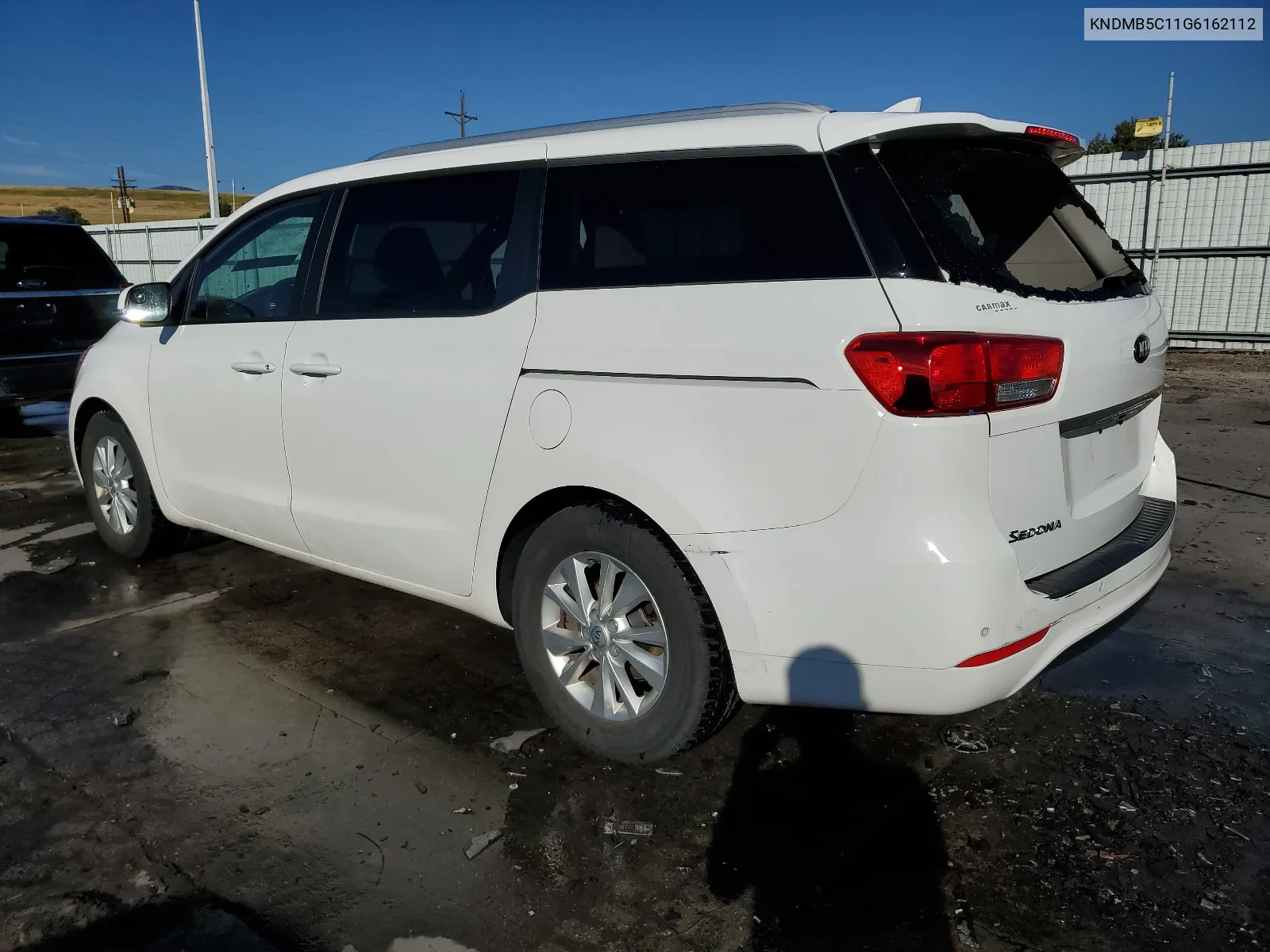 2016 Kia Sedona Lx VIN: KNDMB5C11G6162112 Lot: 66870464